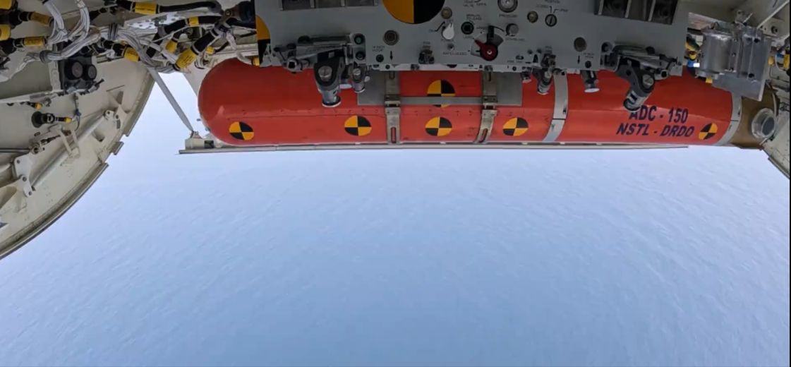 DRDO & Indian Navy Conduct in-Flight Release Trials of Indigenous ‘ADC-150’ From P-8I